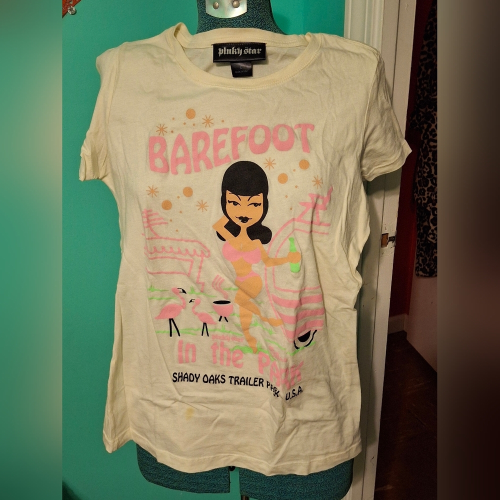 Pinky Star Barefoot Tee Shirt